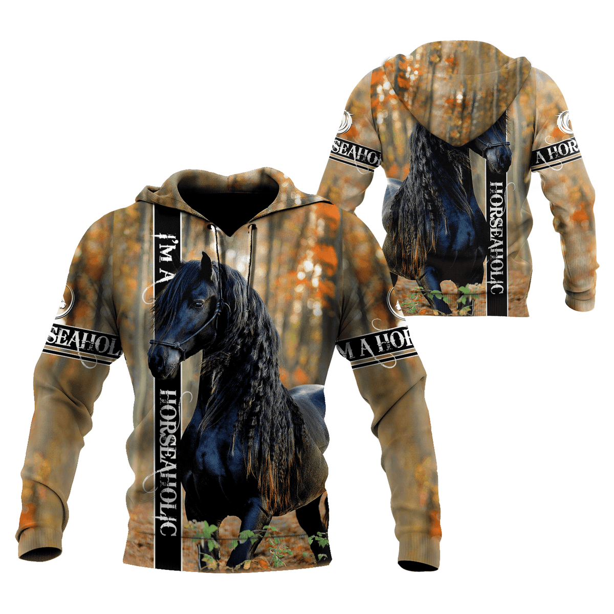 Arabian Horse 3D All Over Printed Shirts Hoodie