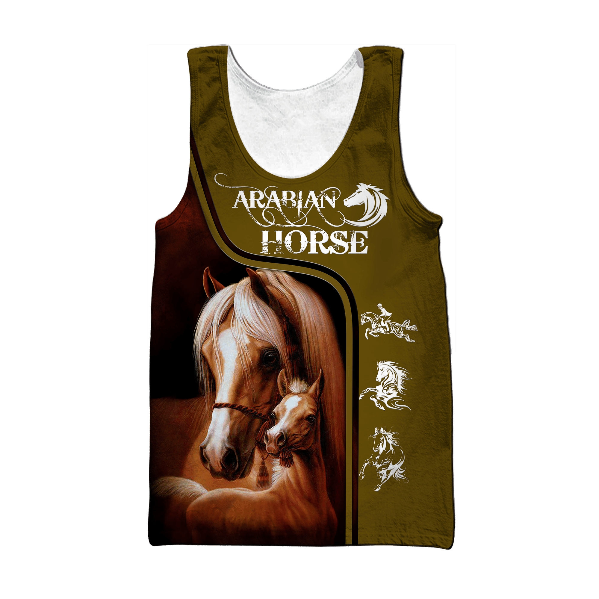 Arabian Horse 3D All Over Printed Shirts Hoodie