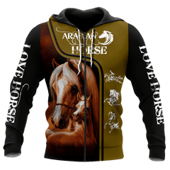 Arabian Horse 3D All Over Printed Shirts Hoodie