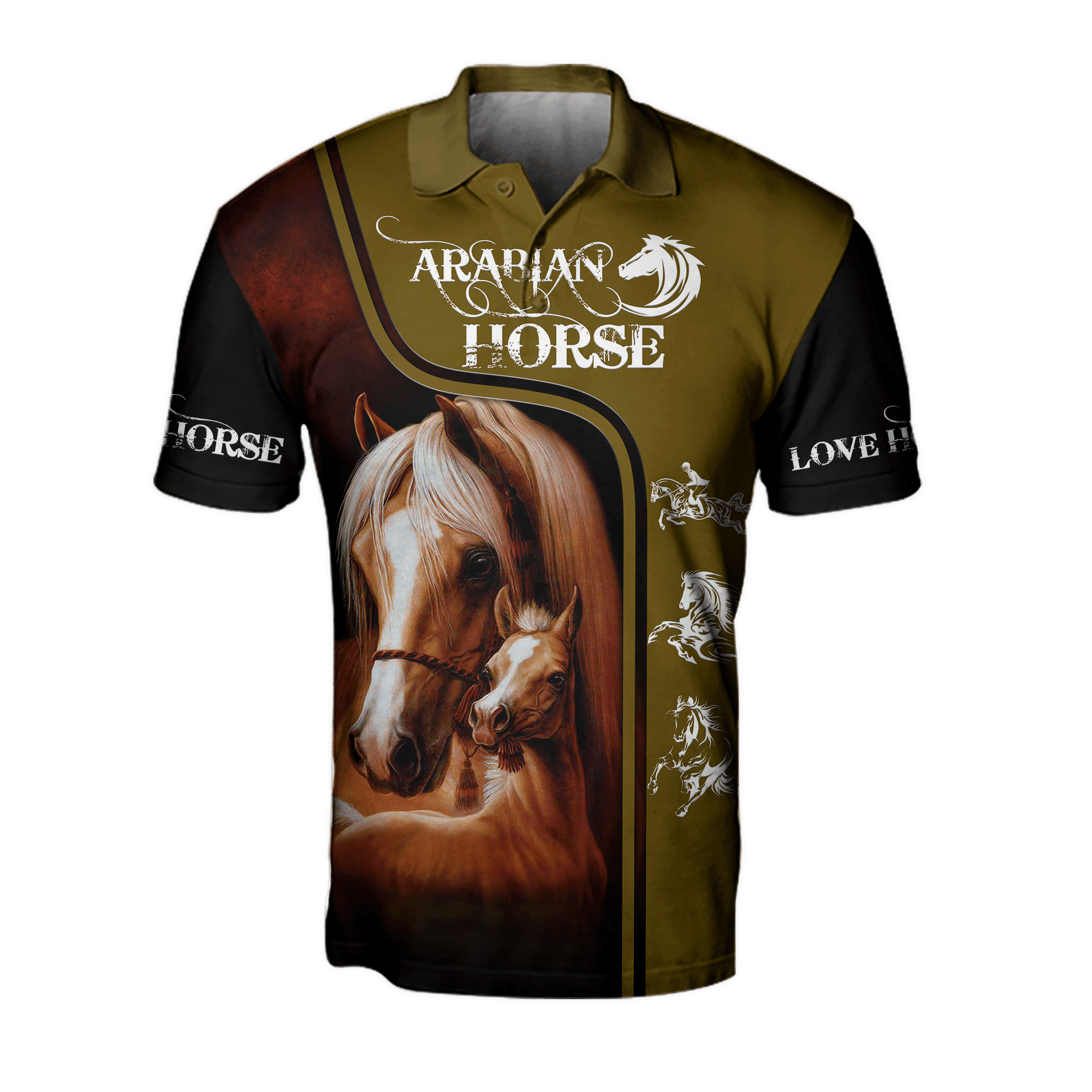 Arabian Horse 3D All Over Printed Shirts Hoodie