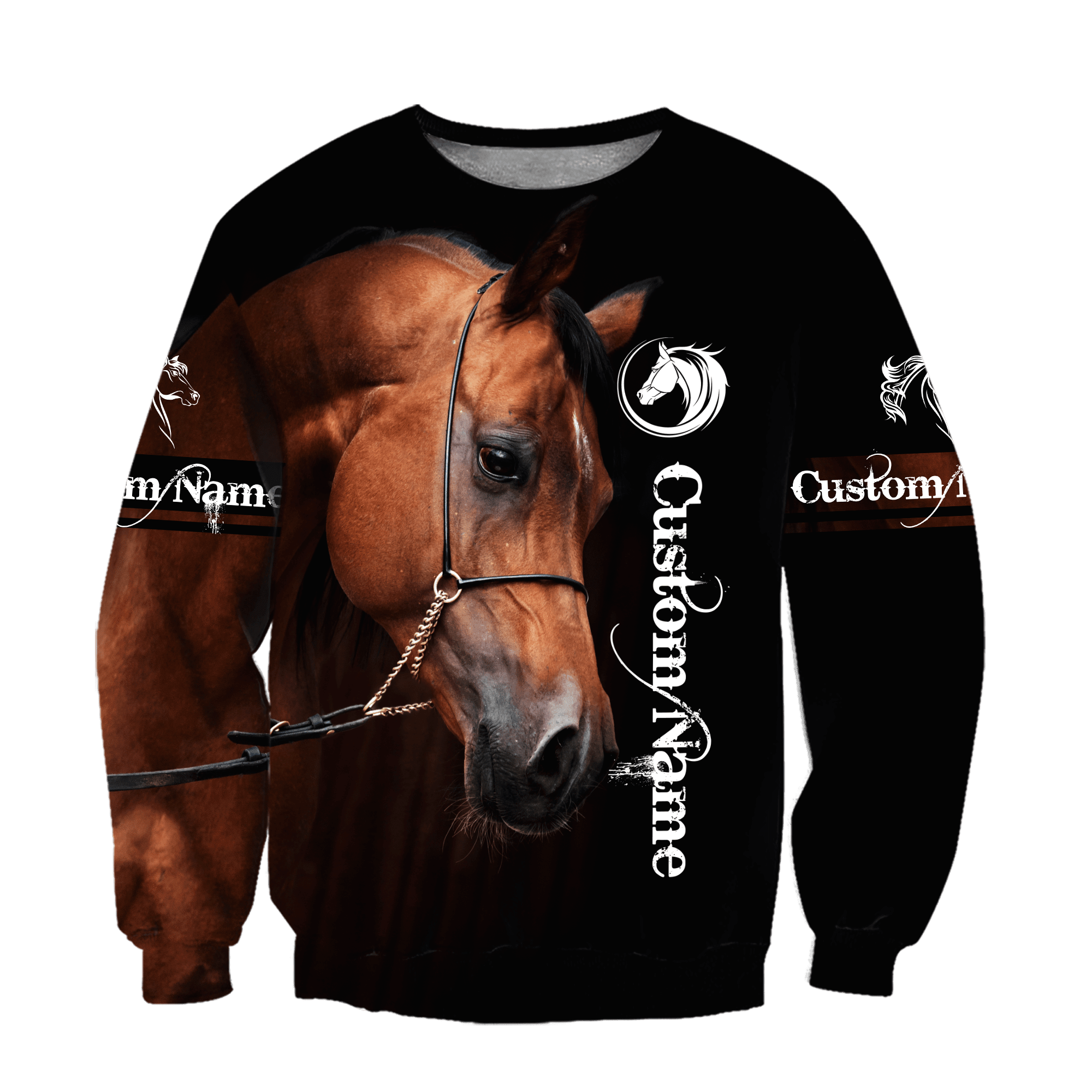 Arabian Horse Custom Name 3D All Over Printed Shirts Hoodie