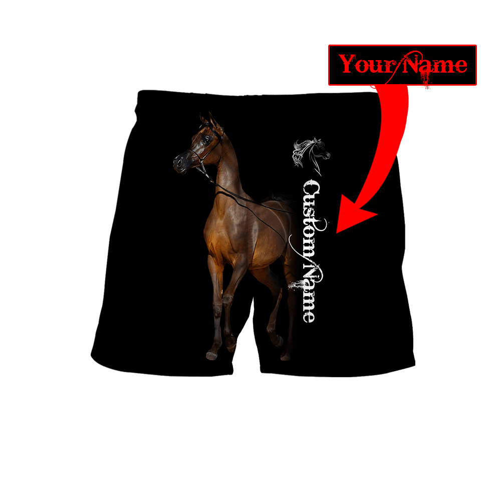 Arabian Horse Custom Name 3D All Over Printed Shirts Hoodie