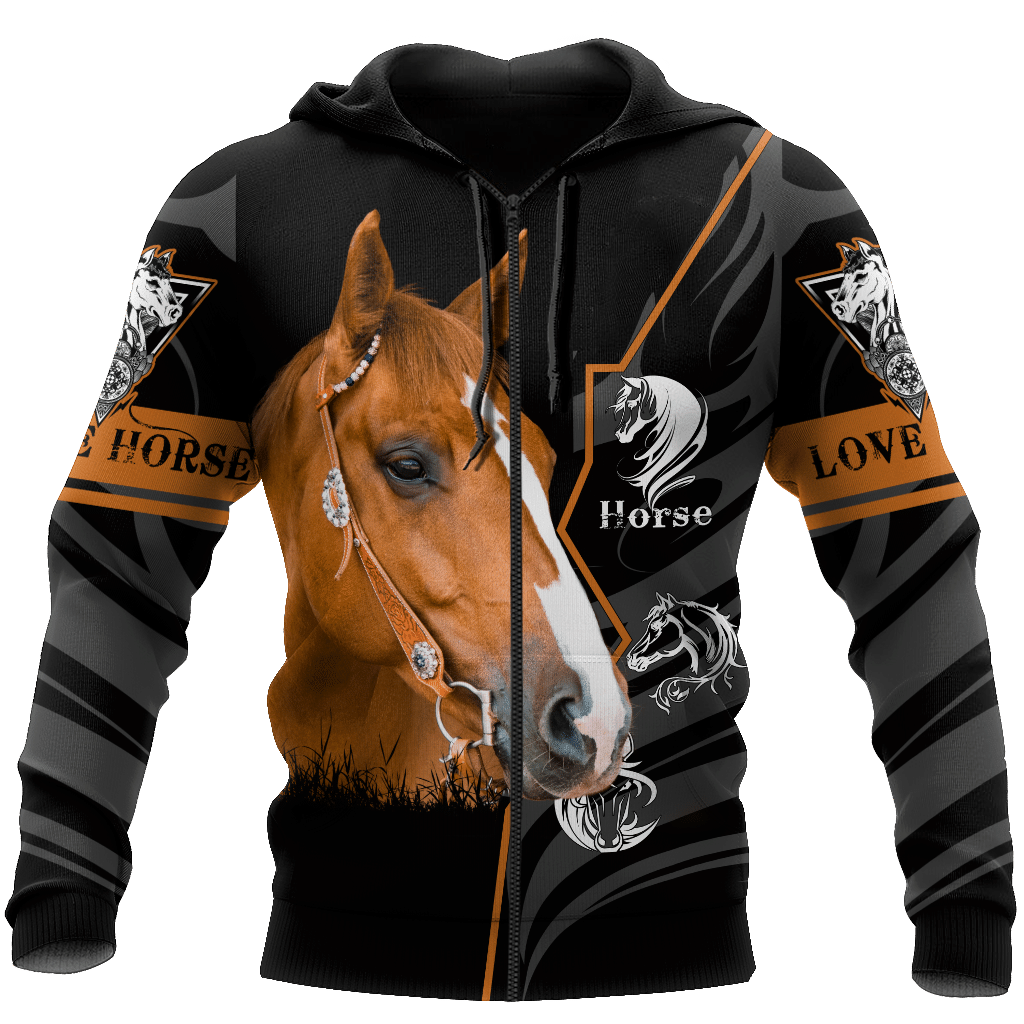 Beautiful Horse 3D All Over Printed Shirt For Men And Women Hoodie