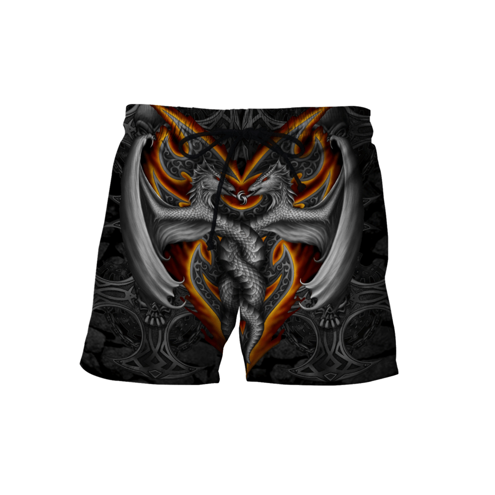 Armor Tattoo And Dungeon Dragon 3D All Over Printed Shirts For Men And Women Hoodie