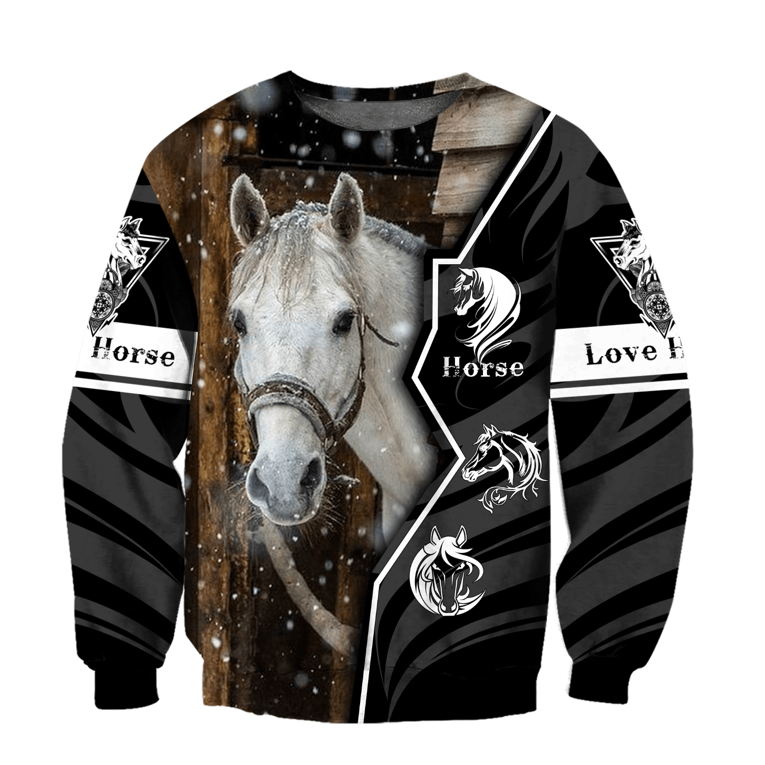 Beautiful Horse 3D All Over Printed Shirt For Men And Women Hoodie