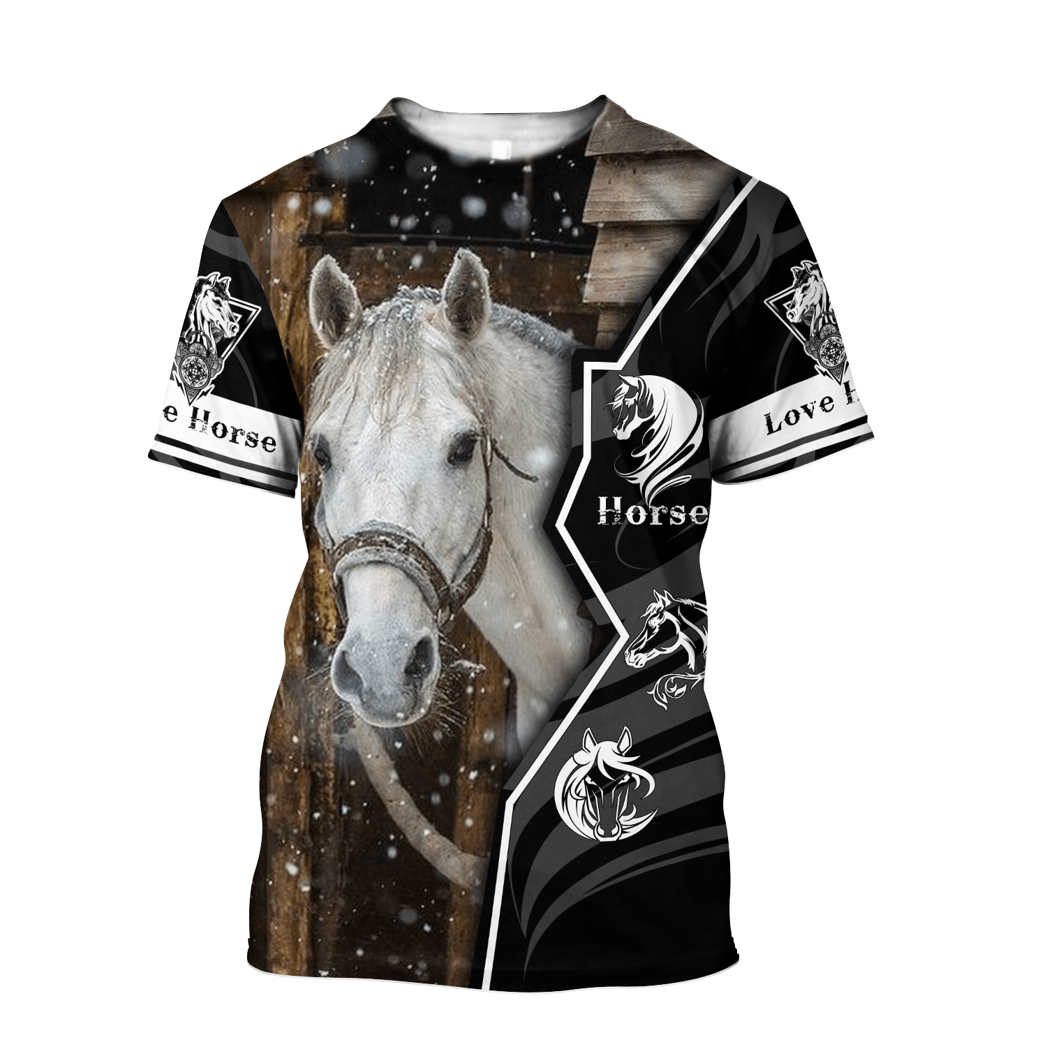 Beautiful Horse 3D All Over Printed Shirt For Men And Women Hoodie