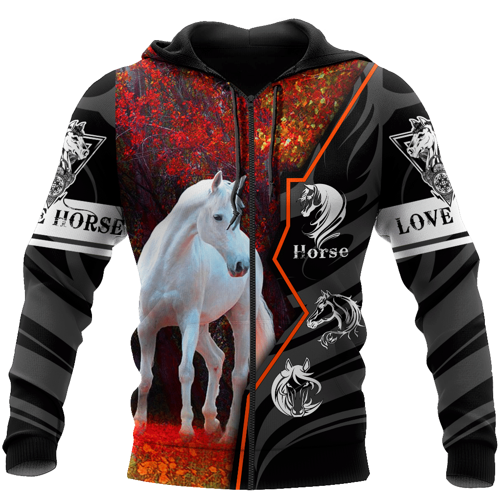 Beautiful Horse 3D All Over Printed Shirt For Men And Women Hoodie