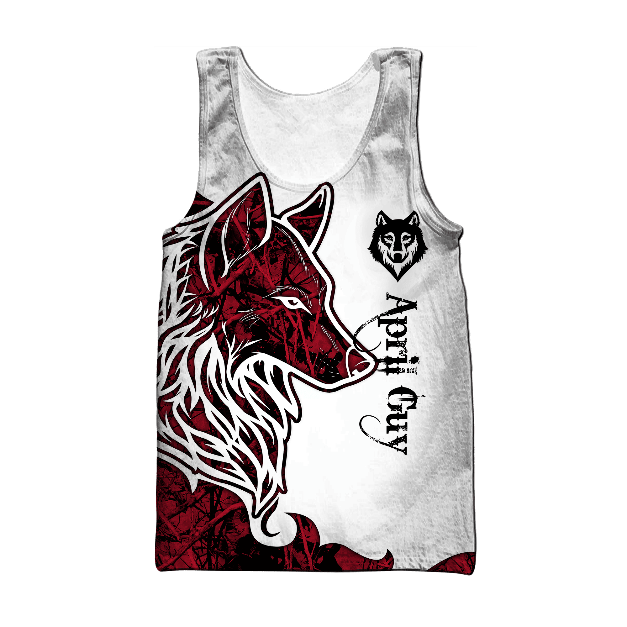 April Wolf 3D All Over Printed Unisex Hoodie