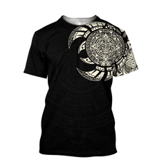 Aztec Mayan Tatoo 3D All Over Printed Shirts For Men And Women Hoodie