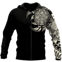 Aztec Mayan Tatoo 3D All Over Printed Shirts For Men And Women Hoodie