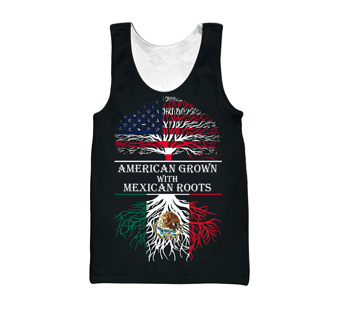 American Grown With Mexican Roots 3D All Over Printed Shirts For Men And Women Hoodie