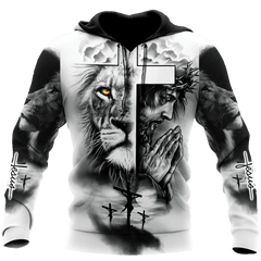 Let Your Faith Be Bigger Than Your Fear Jesus 3D All Over Printed Shirts Hoodie