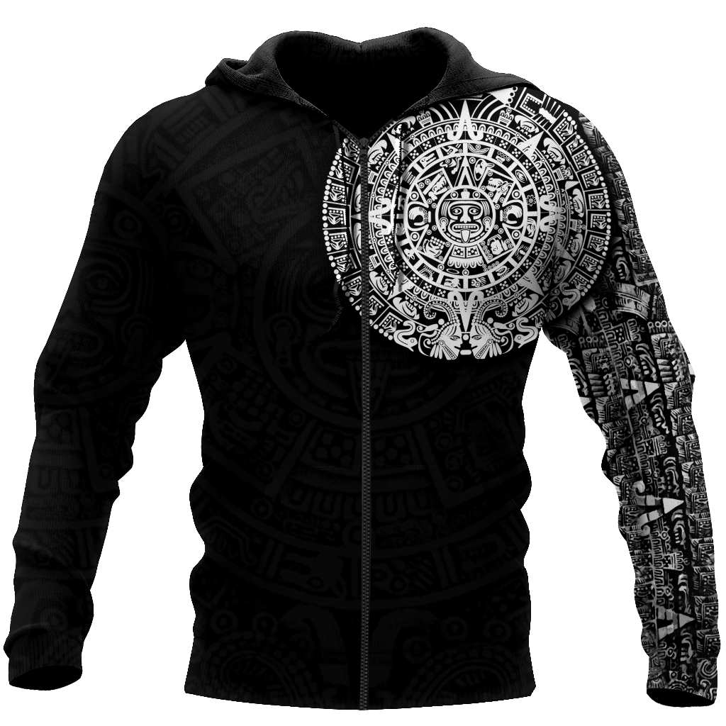 Aztec Mayan Tatoo 3D All Over Printed Shirts For Men And Women Hoodie