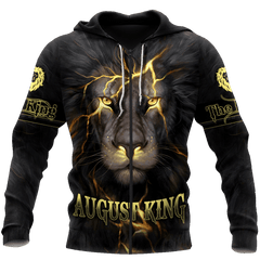 August Lion 3D All Over Printed Unisex Shirts Hoodie