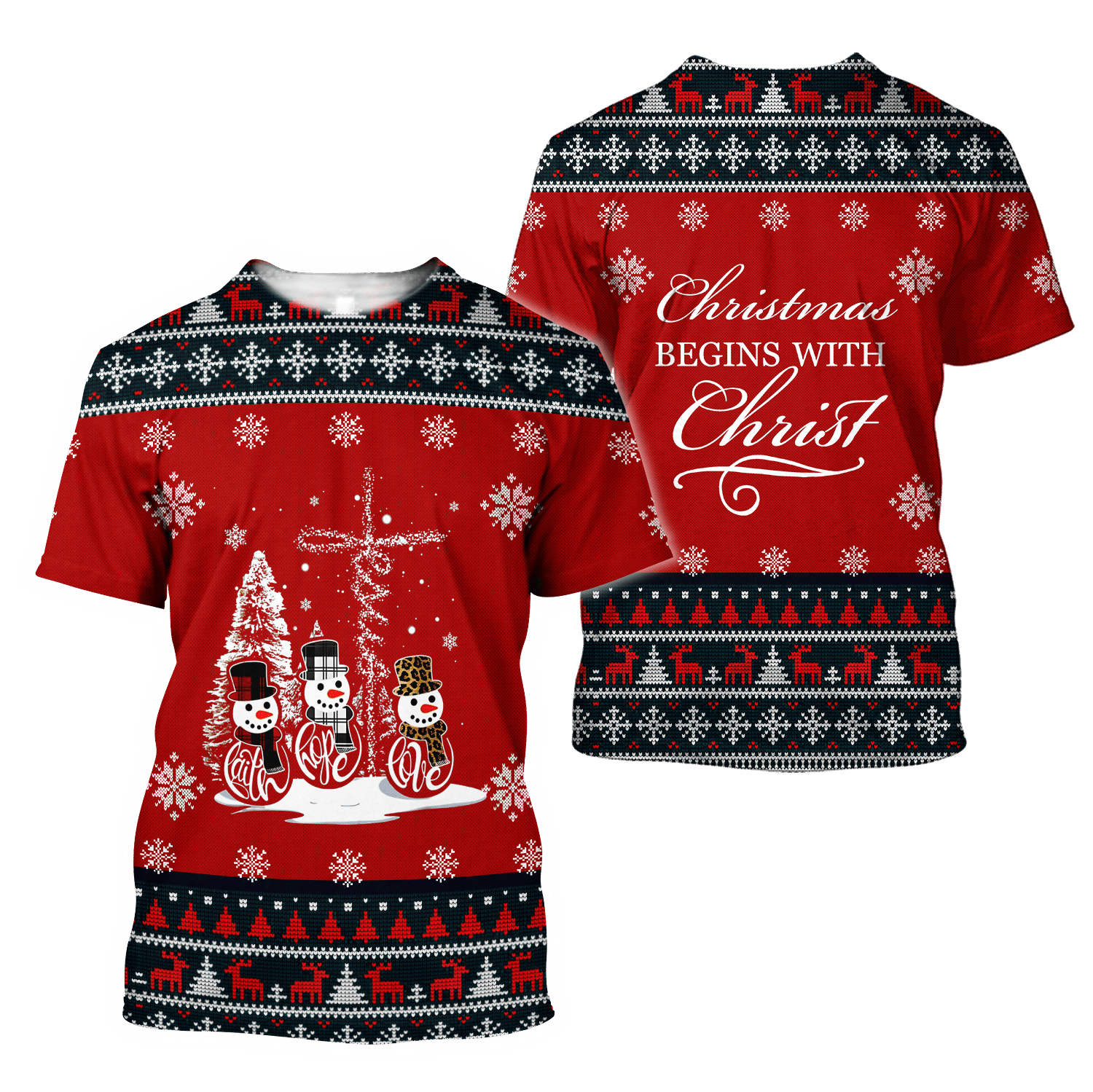 Jesus Christmas 3D All Over Printed Shirts For Men And Women Hoodie