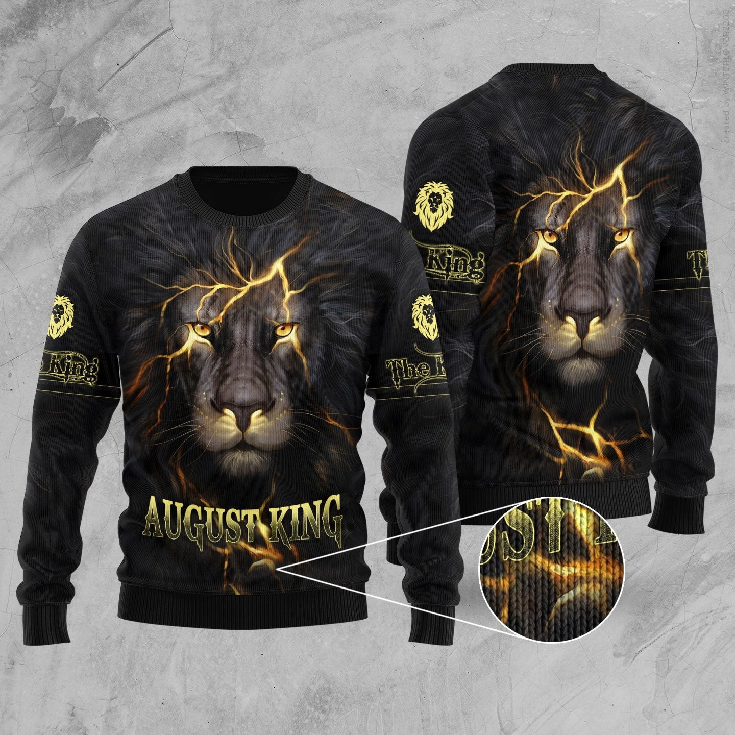 August Lion 3D All Over Printed Unisex Shirts Hoodie