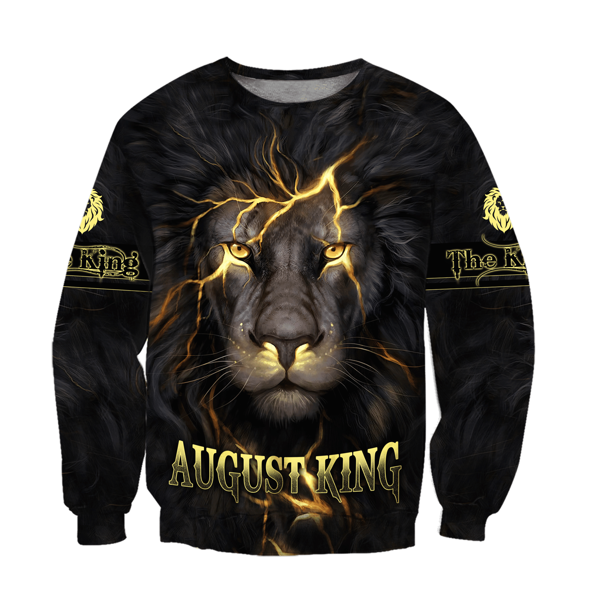 August Lion 3D All Over Printed Unisex Shirts Hoodie