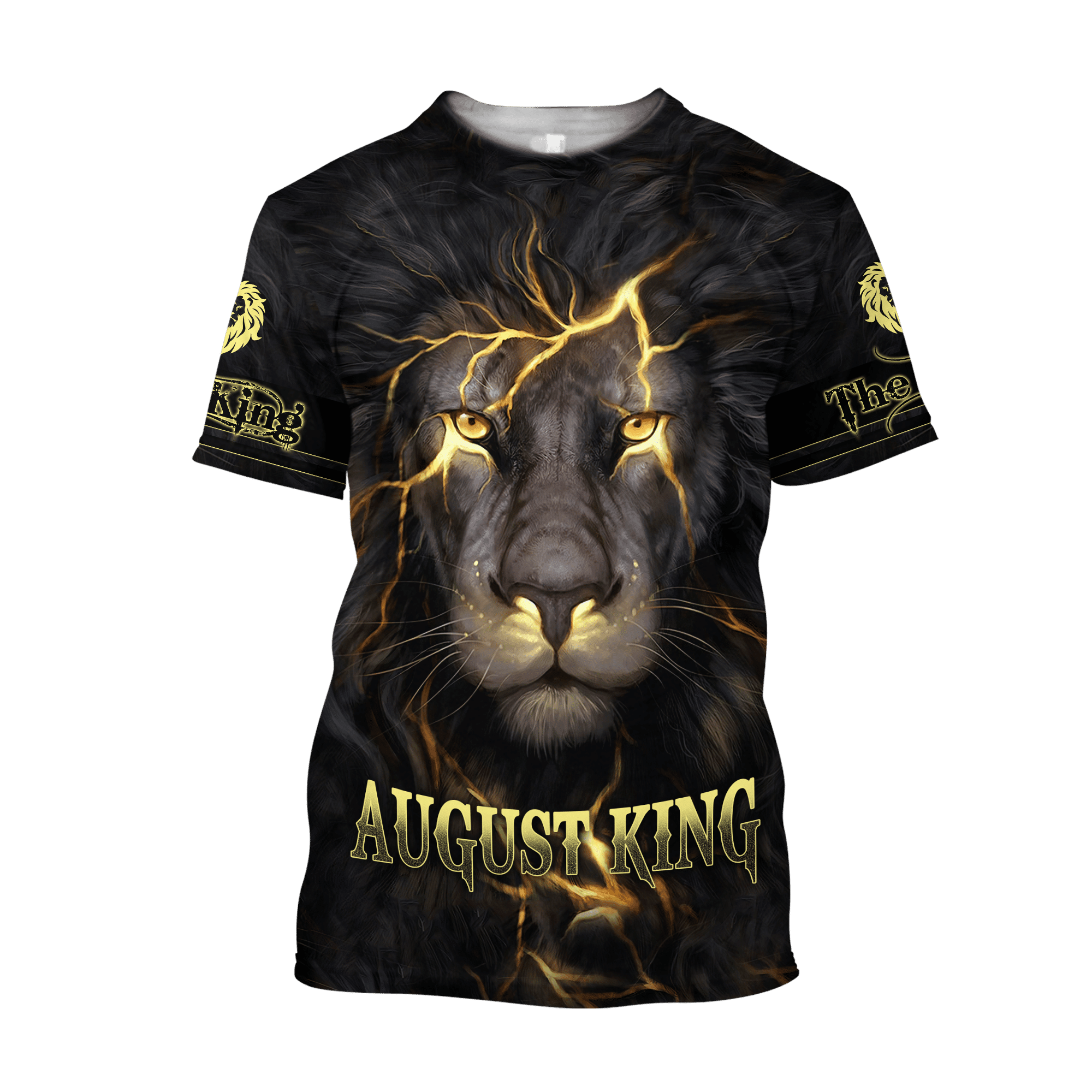 August Lion 3D All Over Printed Unisex Shirts Hoodie