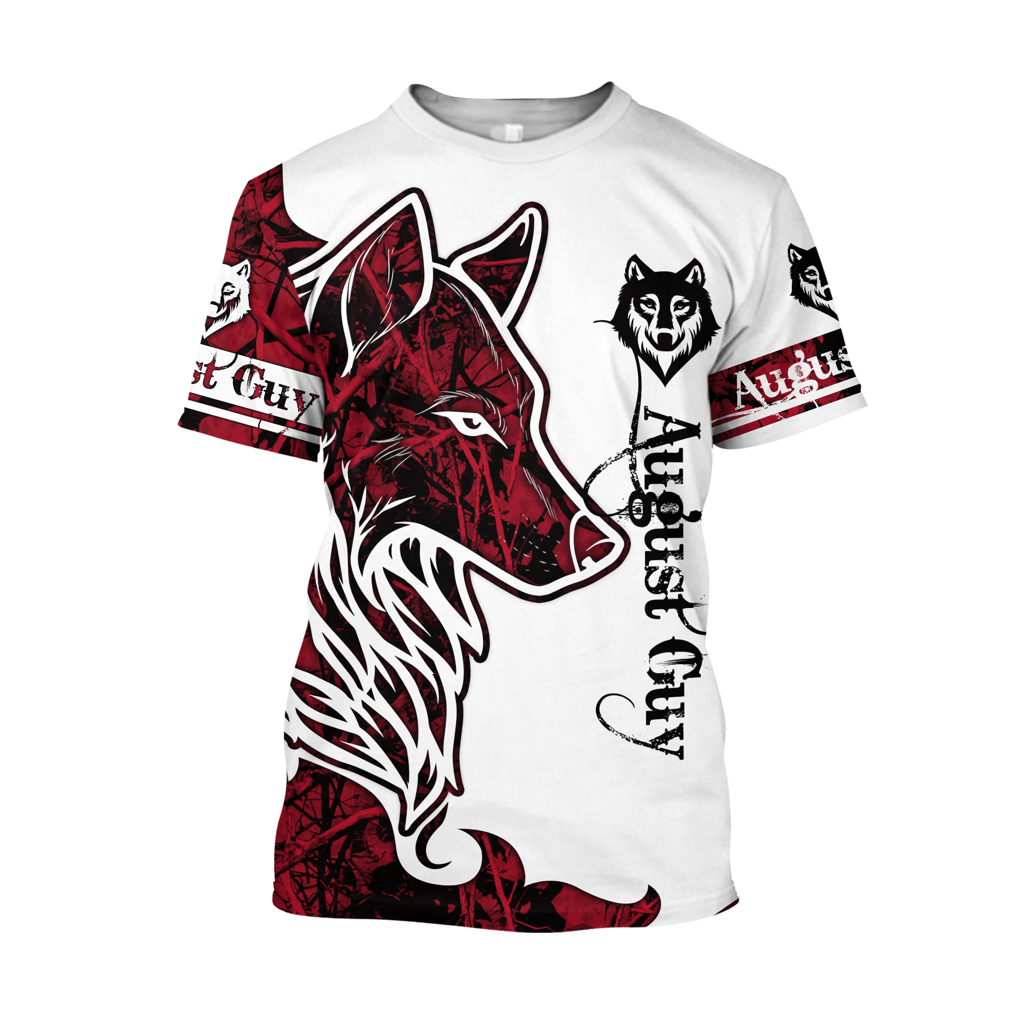 August Wolf 3D All Over Printed Shirts Hoodie