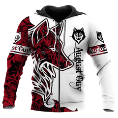 August Wolf 3D All Over Printed Shirts Hoodie