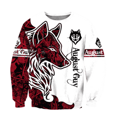 August Wolf 3D All Over Printed Shirts Hoodie