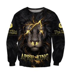 April Lion 3D All Over Printed Unisex Unisex Hoodie