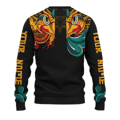 DOUBLE EAGLES AZTEC MEXICAN MURAL ART CUSTOMIZED 3D ALL OVER PRINTED SHIRT Hoodie