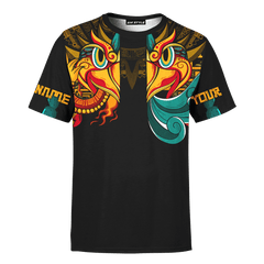 DOUBLE EAGLES AZTEC MEXICAN MURAL ART CUSTOMIZED 3D ALL OVER PRINTED SHIRT Hoodie