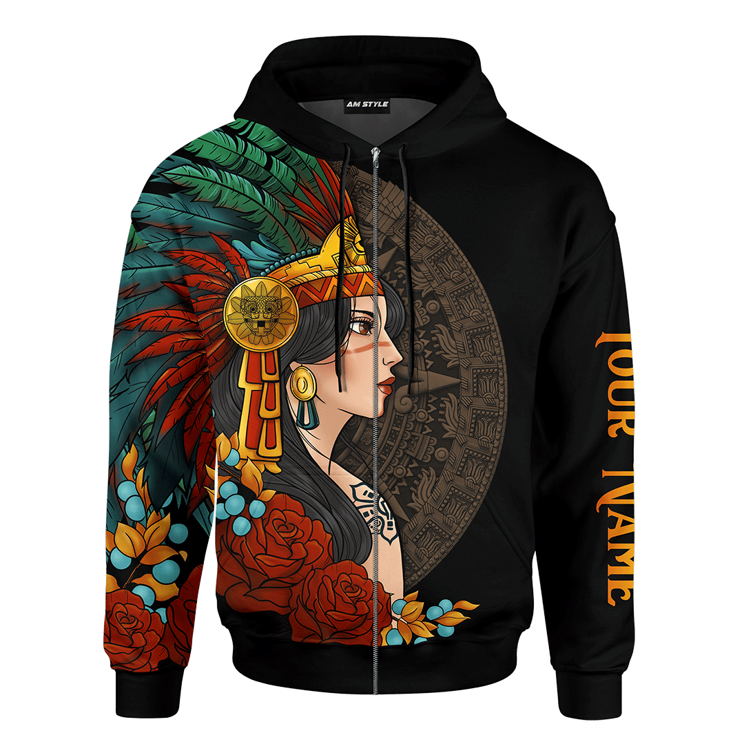 Aztec Couple You And Me We Got This Woman Customized 3D All Over print hoodie