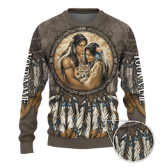 Native American Couple You And Me We Got This Native Patterns Customized 3D All Over Printed hoodie