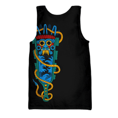 Aztec Tribal Tlaloc Macuahuitl Customized 3D All Over Printed Shirt Hoodie