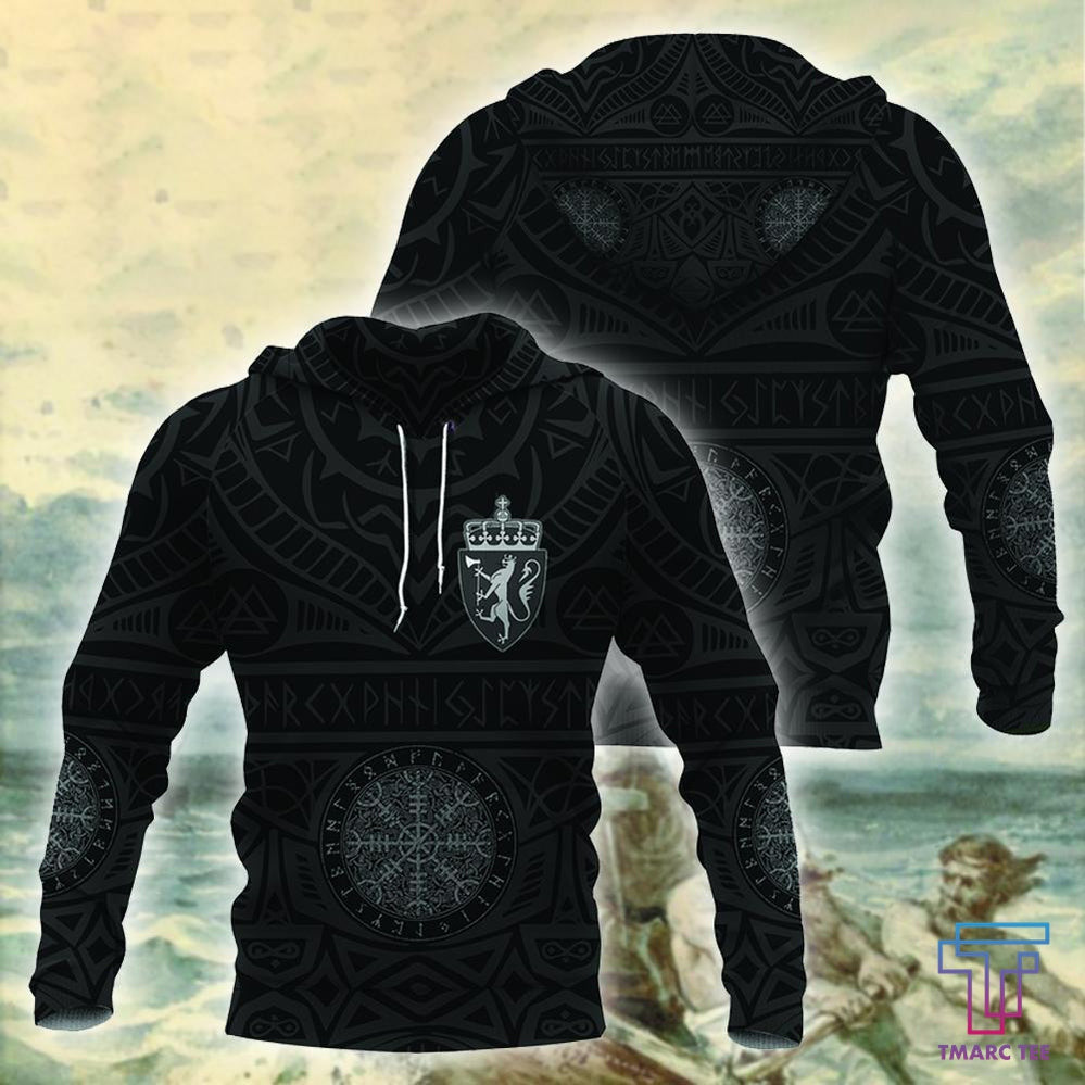 Norway Vikings Tattoo Hoodie