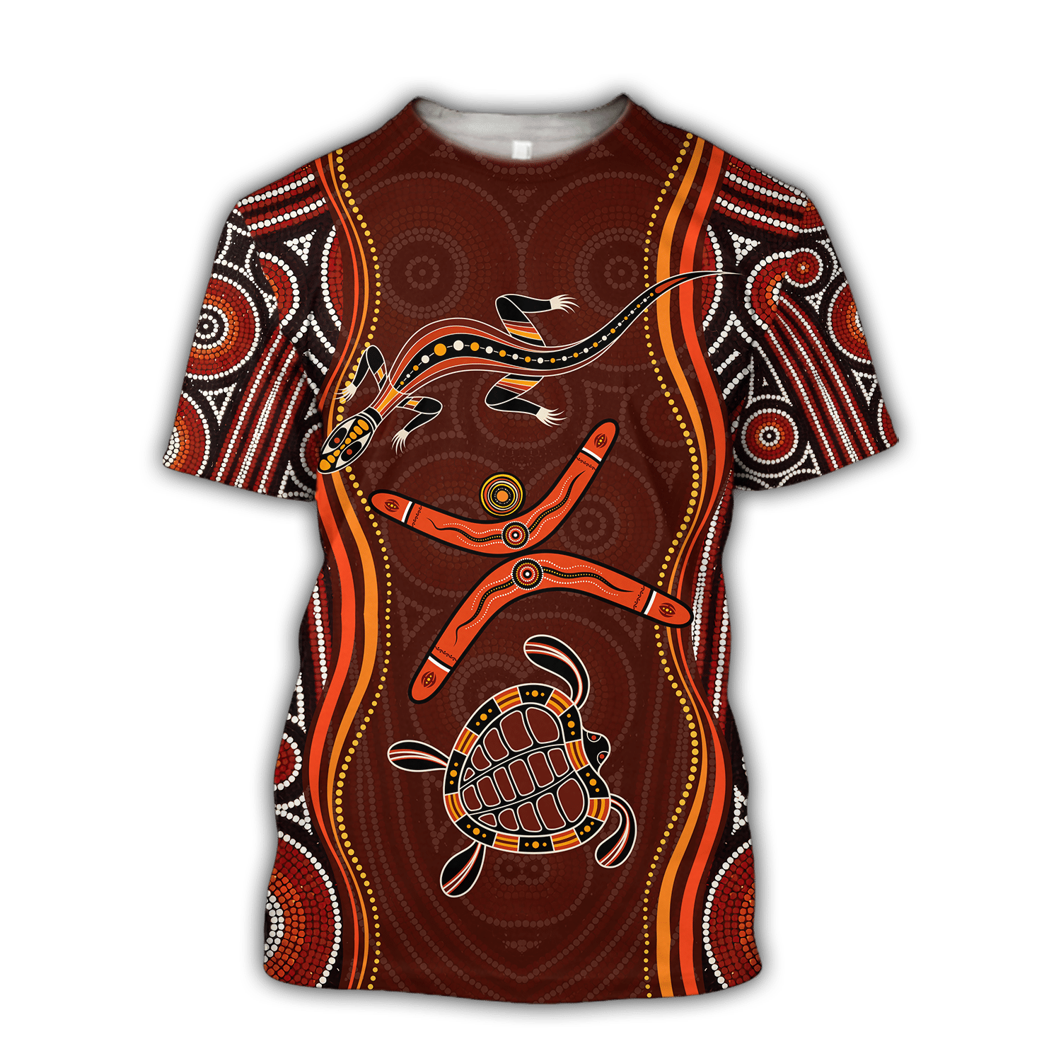 Aboriginal Naidoc Week heal the Lizard and Turtle D print shirts