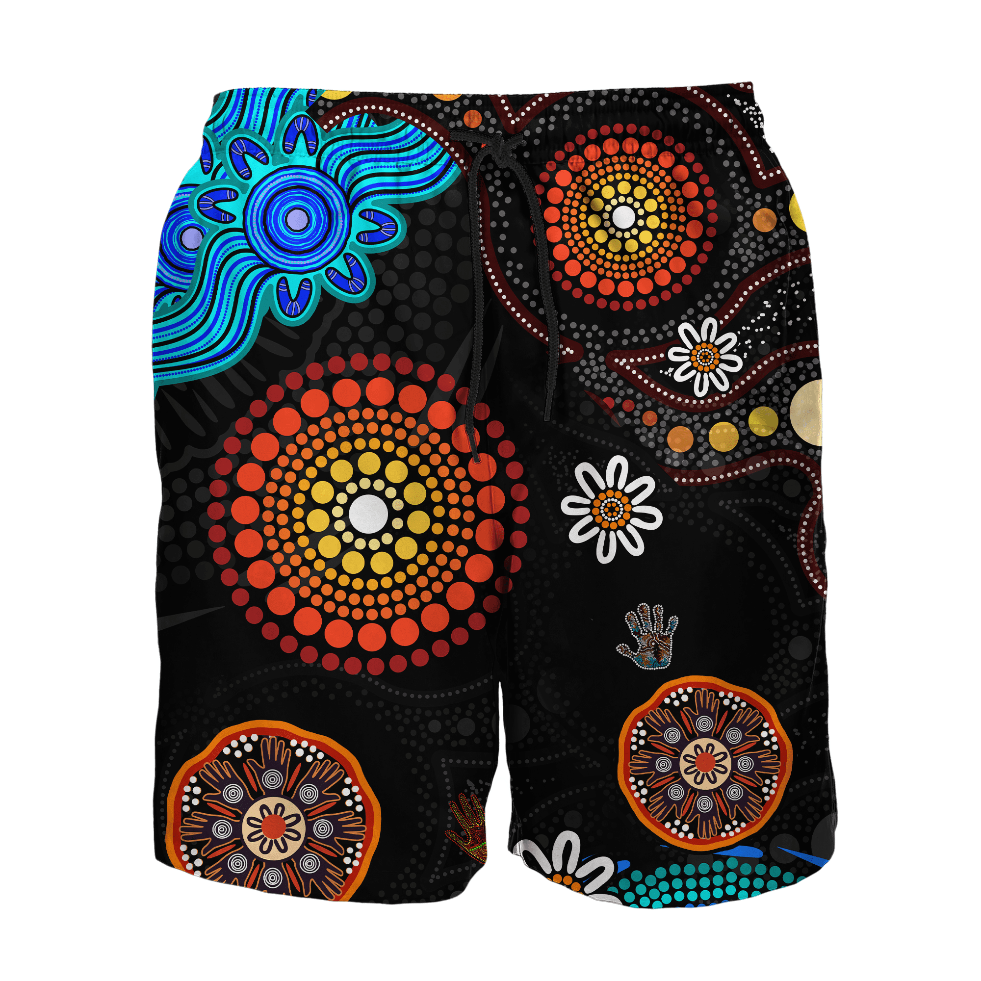 Aboriginal Indigenous Naidoc Week Get Up Stand Up Show Up Blue Sun Map Hoodie