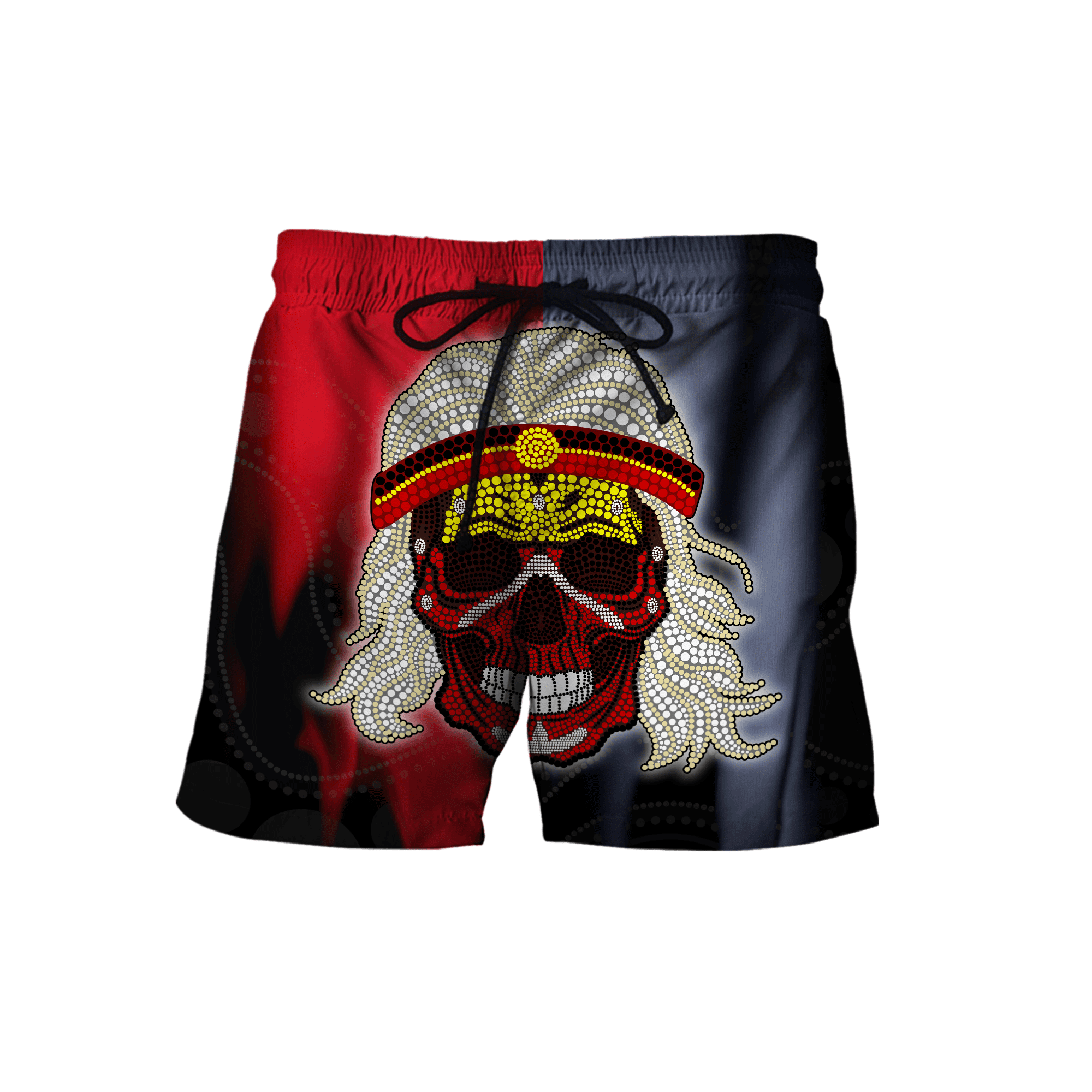 Aboriginal Flag Indigenous Skull Custom name shirts