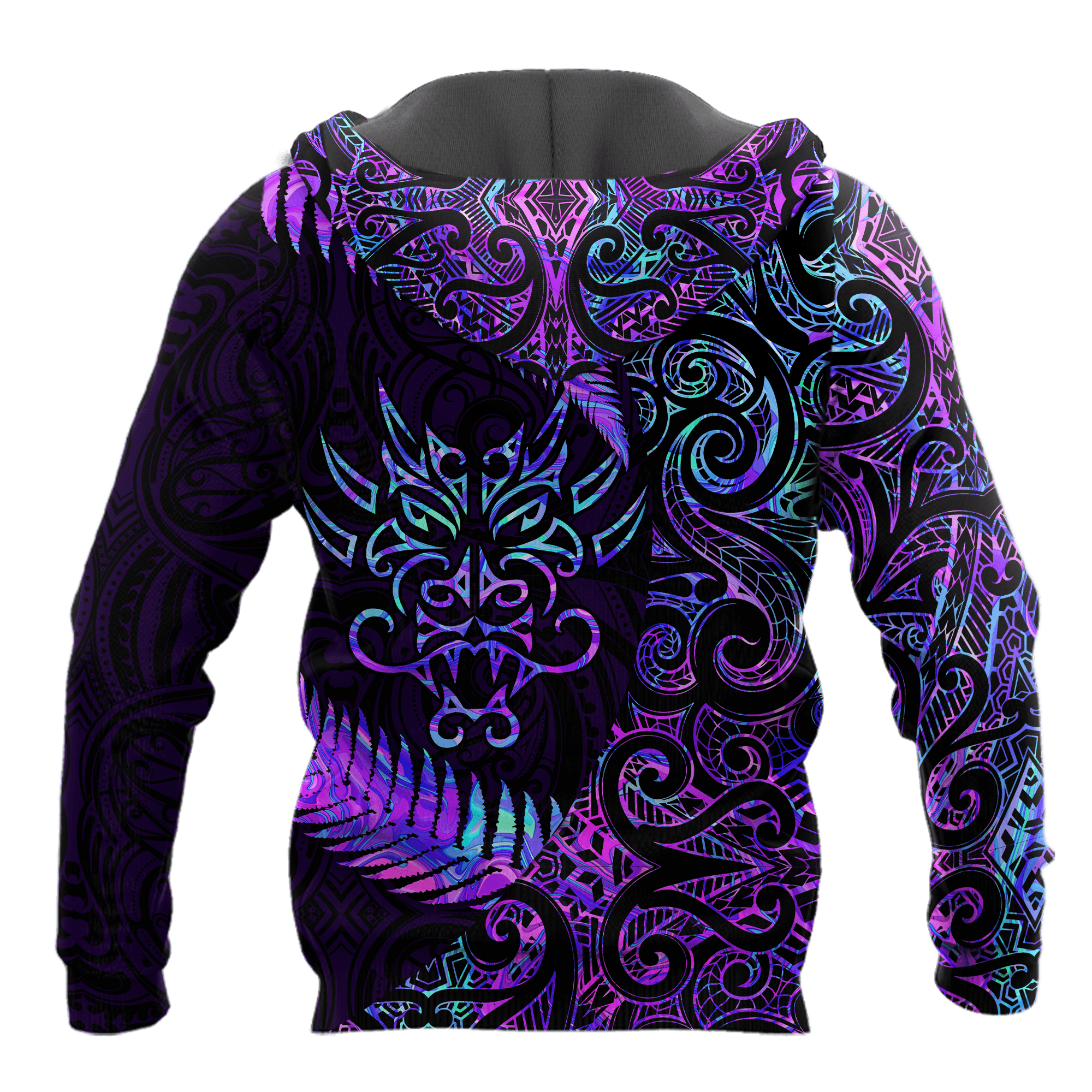 Aotearoa Dragon Paua Shell Maori Purple Unisex Shirts Tmarc Tee