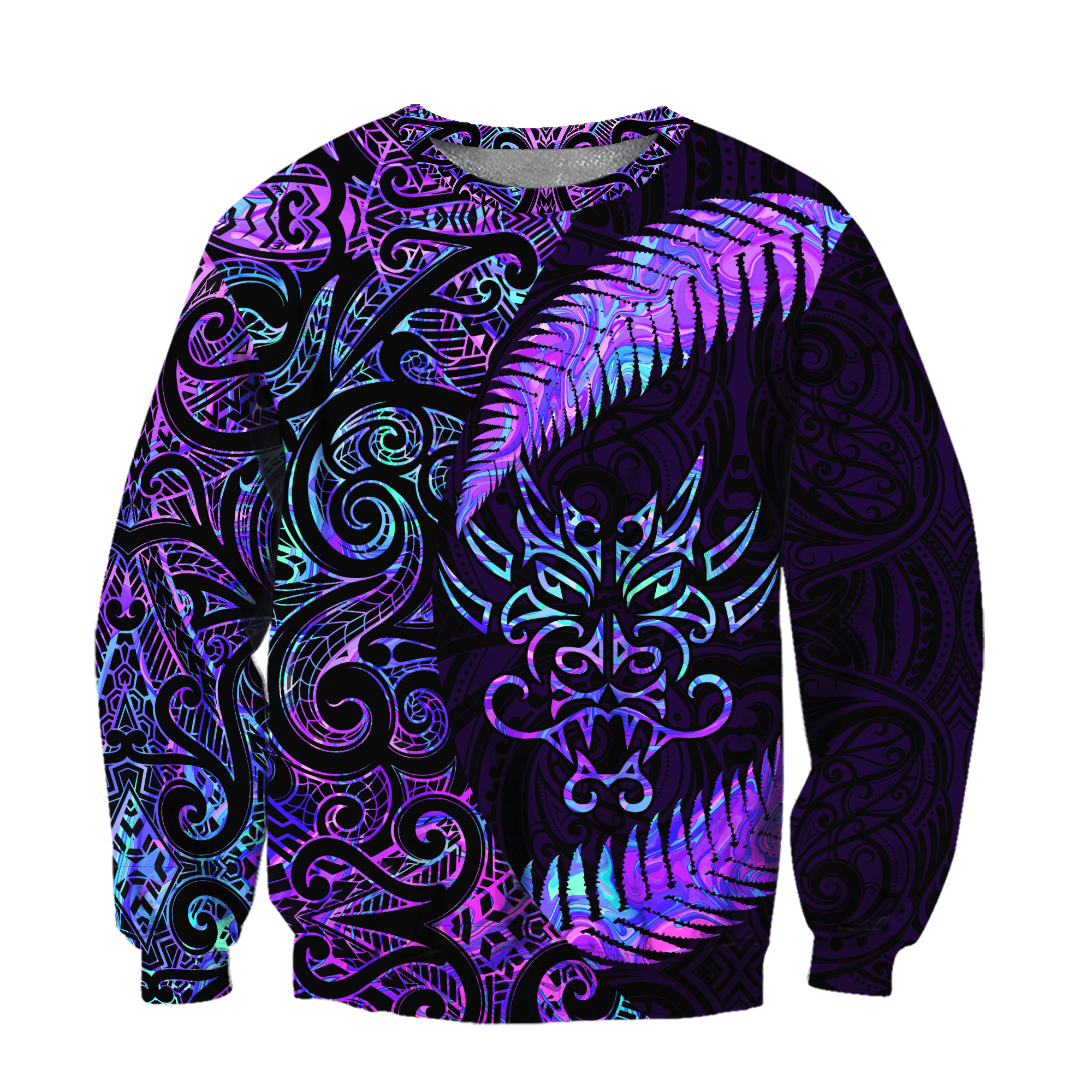 Aotearoa Dragon Paua Shell Maori Purple Unisex Shirts Tmarc Tee