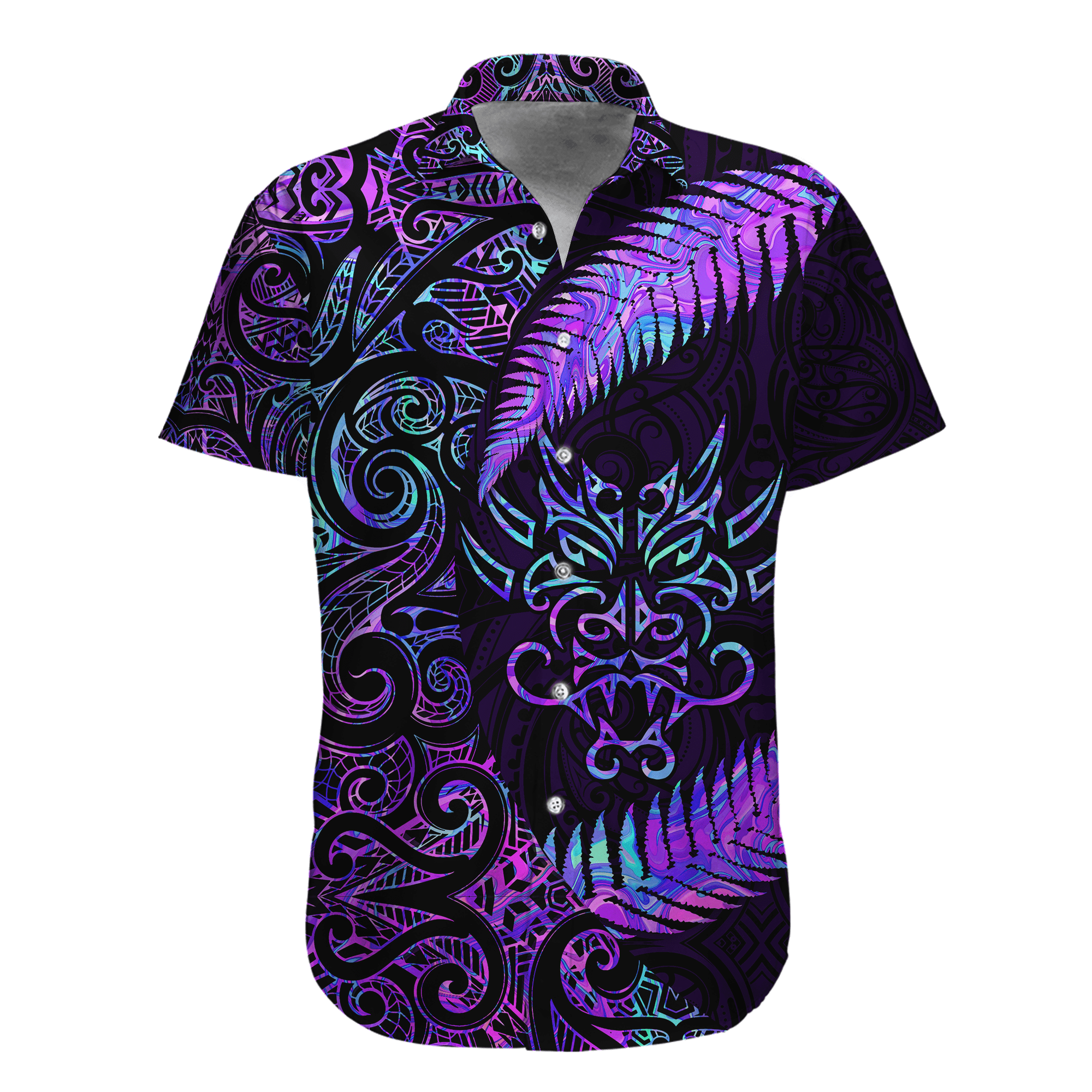 Aotearoa Dragon Paua Shell Maori Purple Unisex Shirts Tmarc Tee