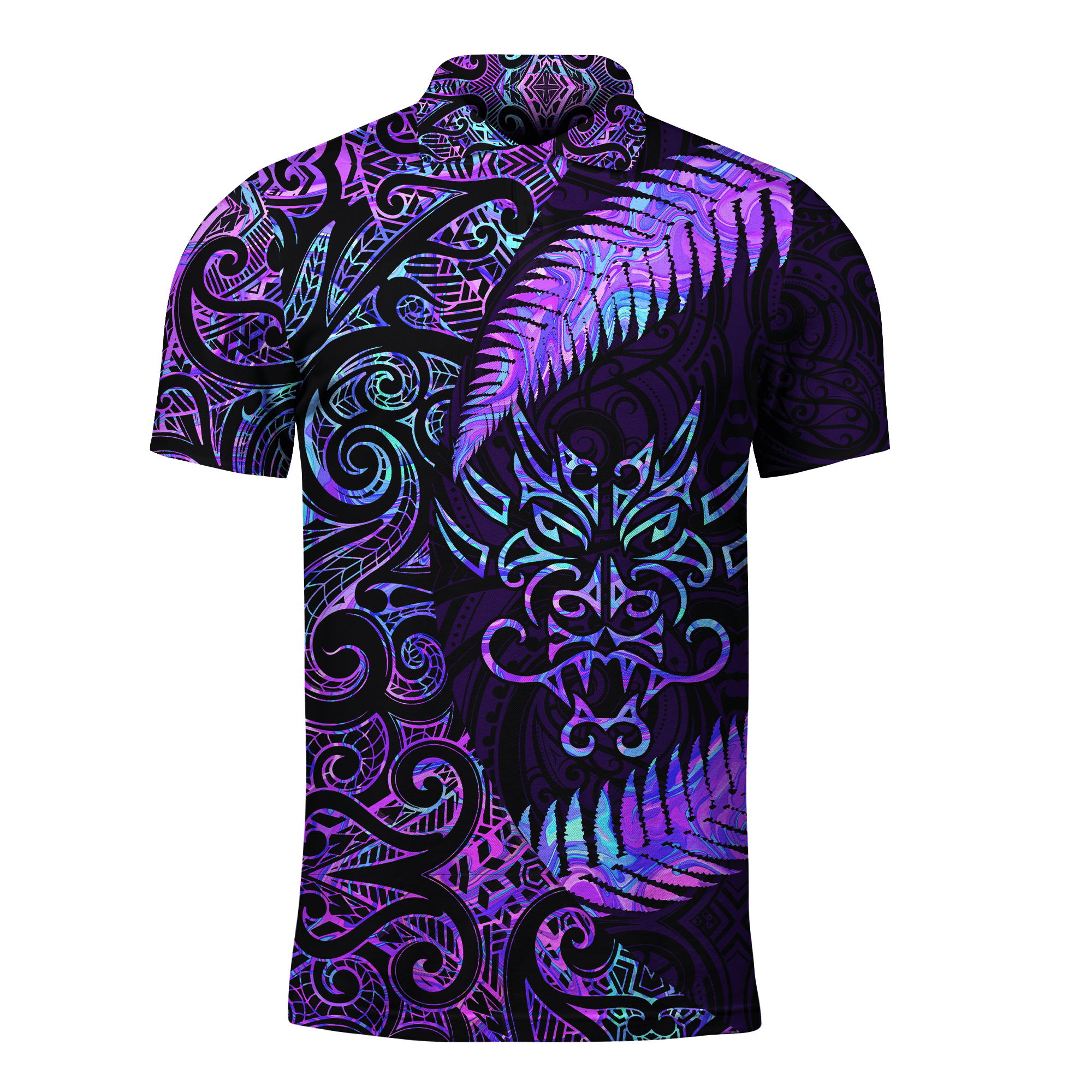 Aotearoa Dragon Paua Shell Maori Purple Unisex Shirts Tmarc Tee