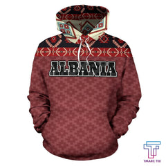 Albania All Over Hoodie NNK