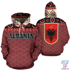 Albania All Over Hoodie NNK