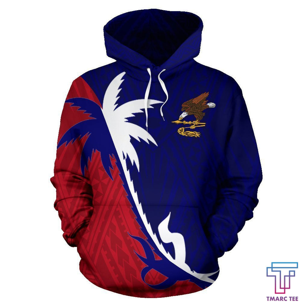 American Samoa Coconut Tree Hoodie PL