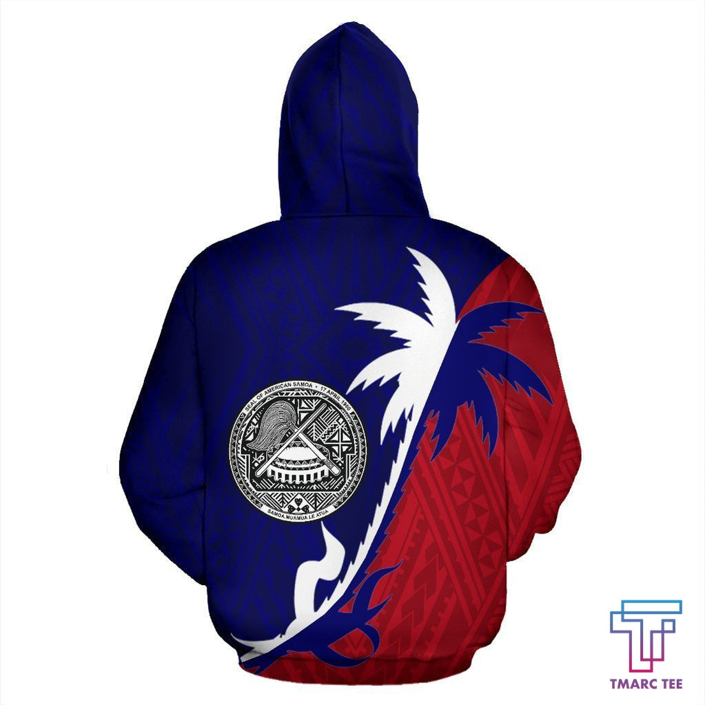 American Samoa Coconut Tree Hoodie PL