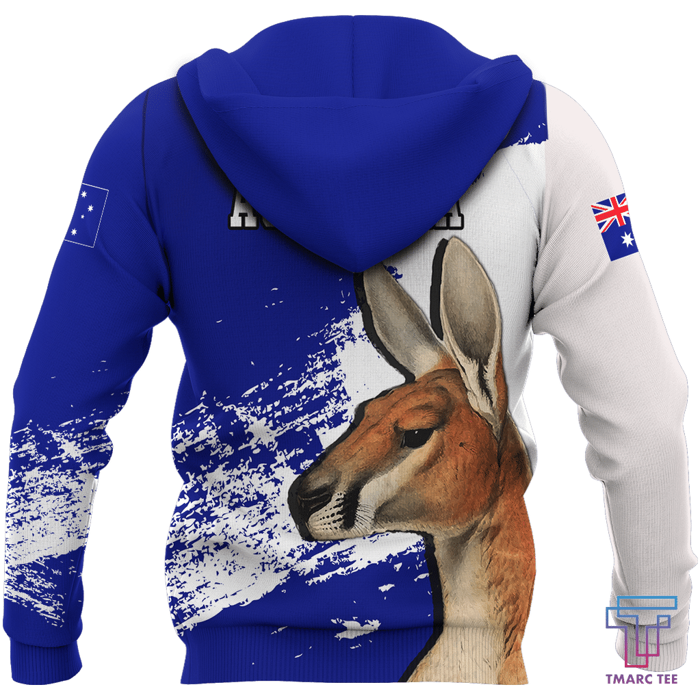 Australia Hoodie Kangaroo Painting