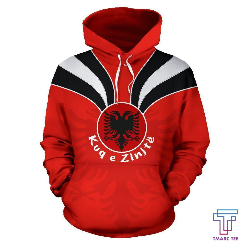 Albania Football Hoodie - Kuq e Zinjt� NNK