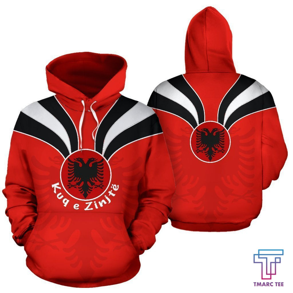 Albania Football Hoodie - Kuq e Zinjt? NNK