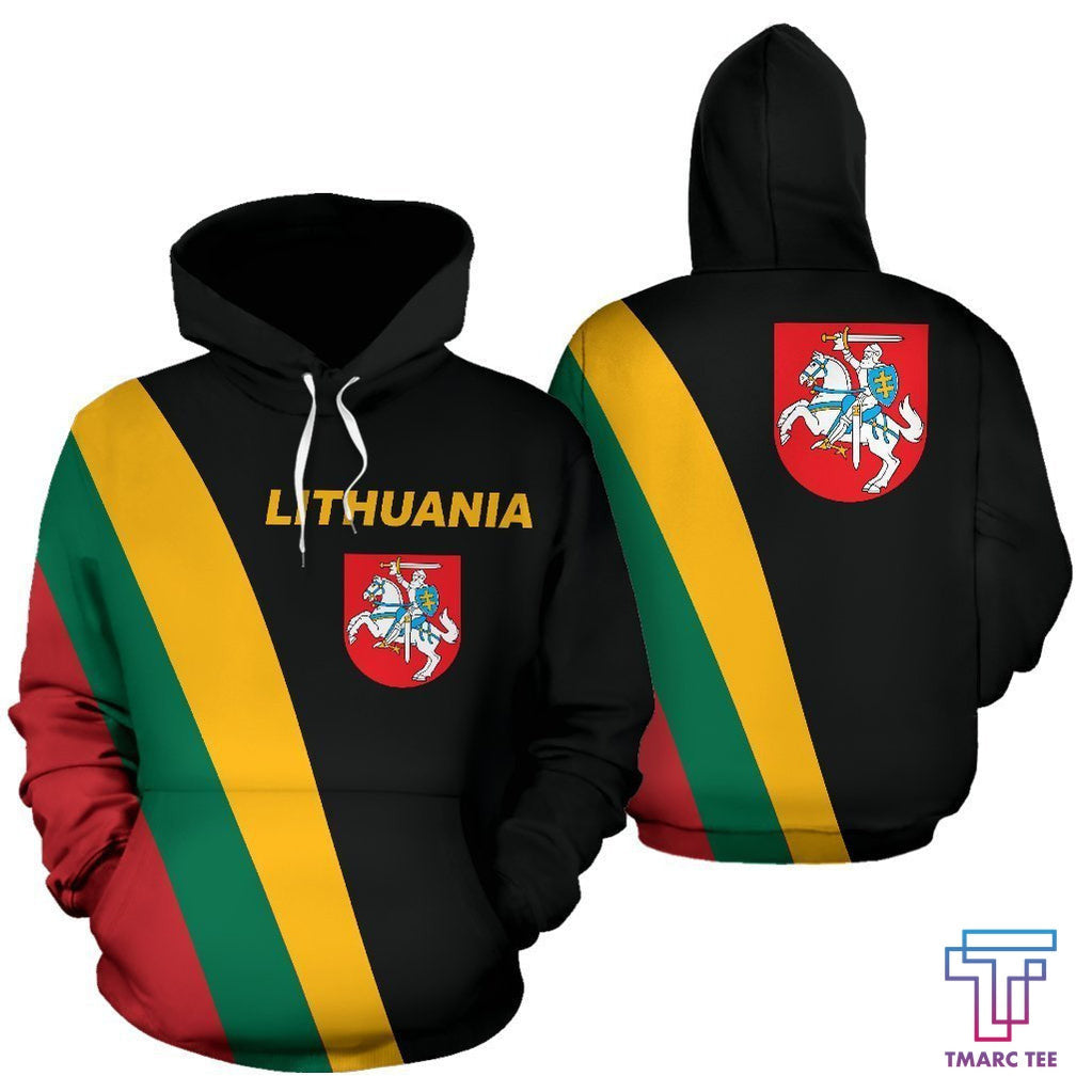 Lithuania Flag Hoodie