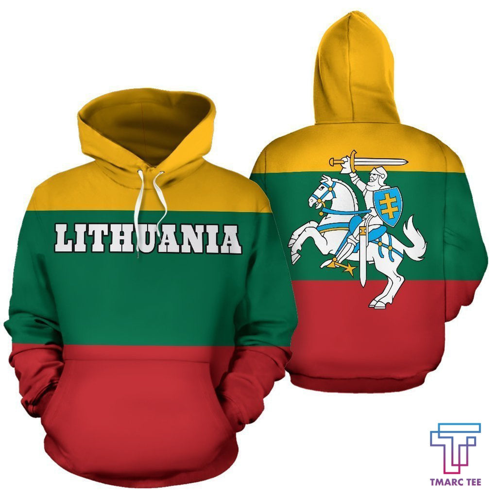 Neo Lithuania Flag Hoodie