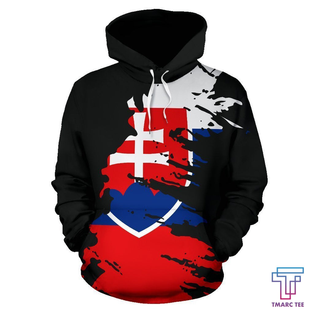 Slovakia Hoodie Flag Painting