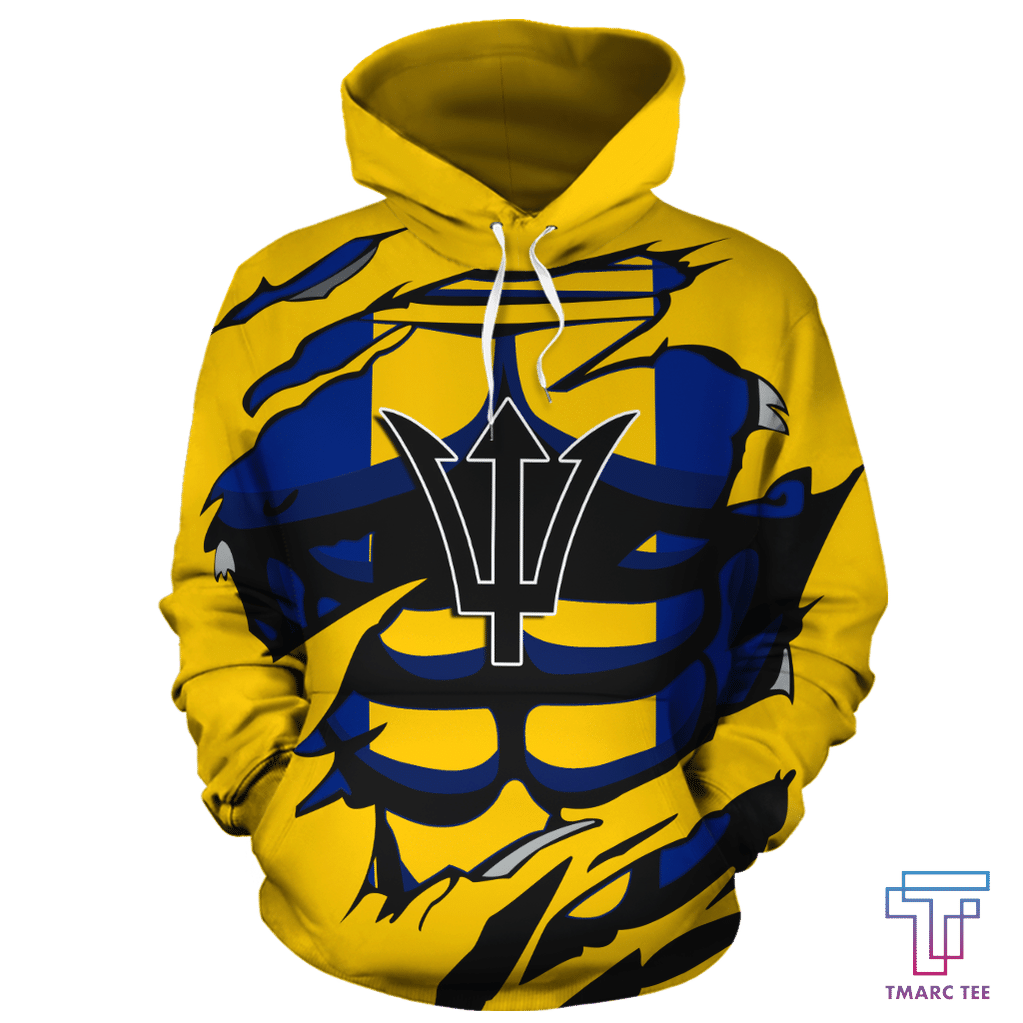 Barbados In Me All Over Hoodie yellow PL